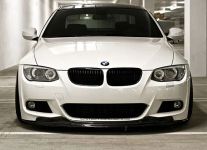 PREMIUM Kühlergrill Sport Grill Gitter Schwarz Glanz für BMW E92 E93