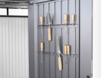 Biohort 2 Werkzeughalter für Highboard Quarzgrau-Metallic