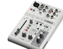 Yamaha AG03 MK2 WH Mixer mit internem USB 2.0 Audiointerface Farbe: weiß