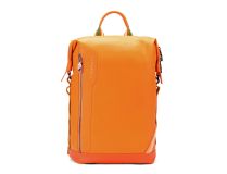 SCHARLAU Slackline RONJA Leder Rucksack für 13  Laptopfach Orange
