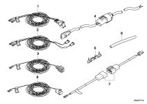 BMW Rep.-Kabel Beifahrerairbag/Steuergerät 61129154123 - Bildposi