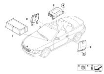 BMW Steuergerät Airbag mit Gateway-Modul E64 65776975688