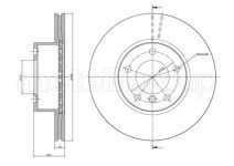 METELLI Bremsscheibe 23-0870C vorne rechts links belüftet 300,0mm für BMW 34116854998 34116764643 34116772669