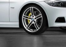 BMW Alufelge M Doppelspeiche 313 bicolor (ferricgrey / glanzgedre