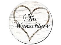 Hochzeitsgeschenk Vintage Schild mit Wunschtext