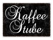 Blechschild Black Vintage zum Selbstgestalten im Format A4 (29,7 x 21 cm) schwarz