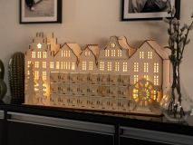 Adventskalender Aus Holz Weihnachtsmarkt