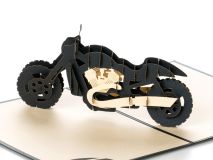 Pop Up Karte - Motorrad