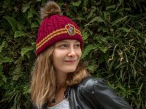 Harry Potter Mütze mit Bommel - Gryffindor