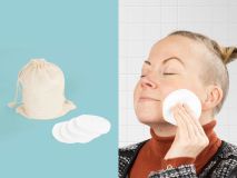 Waschbare Make-up-Pads Aus Bambus