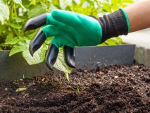 Gartenhandschuhe mit Krallen - Spralla