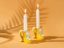 Banana Romance Kerzenhalter 2er-Pack