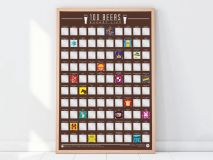 100 Beers Rubbelposter