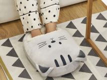 Fluffiger Fußwärmer - Katze