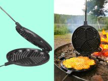 Waffeleisen Für Offenes Feuer