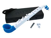 NUVO jSax 2.0 weiß-blau Kinder-Saxophon, für Kinder ab 4 Jahre