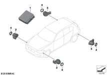 BMW Steuergerät Parkassistent 66336886211 - Bildposition 01
