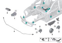 BMW Steuergerät Airbag F90 F95 F96 F97 F98 G01 G02 G05 G06 G07 G1