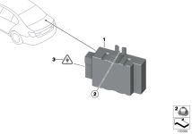 BMW Steuergerät für Kraftstoffpumpe F30 F90 F91 F92 F93 F95 F96 F