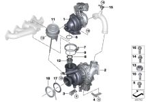 BMW Abstützung Abgasturbolader 11658518738 - Bildposition 03