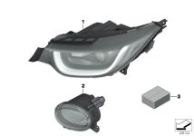 BMW Scheinwerfer LED rechts 63117448388 - Bildposition 01