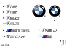 BMW Schriftzug 51145A4E6D1 - Bildposition 06