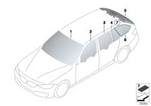 BMW Heckscheibe F31 51317300721