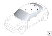 BMW Frontscheibe grün Regensensor 51312759007 - Bildposition 01