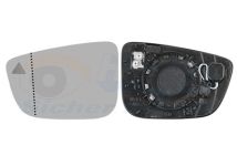 VAN WEZEL Spiegelglas, Außenspiegel links 4-polig für MINI BMW 51167011721 51167956427 51169880025 0593835