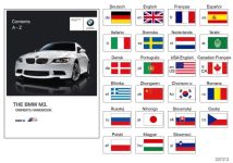 BMW Zusatzbetriebsanleitung Deutsch E90, E92, E93 M3 01402607573