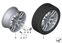 BMW Alufelge M Y-Speiche 359 silber 10J ET25 1er E82 3er E90/E92