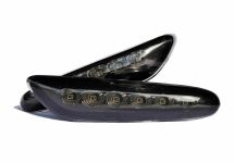 Für BMW E46 E60 E81 E87 E90 E92 Schwarz Rauchglas LED Seitenblinker Blinker