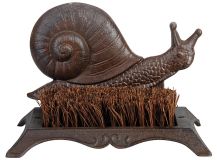 Schuhbürste Schnecke Bürste Schuhabstreifer Fußabstreifer Guss