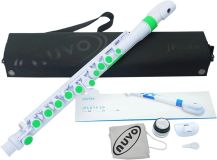 Kinder-Querflöte NUVO jFlute 2.0 NU-JF220GN, f. Kinder ab 4 Jahren geeignet,