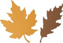 Sizzix Motivschablone »Stanzschablone Autumnal Leaves«, 2 Teile