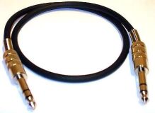 Patchkabel 6,3mm StereoKlinkenstecker 6,3mm StereoKlinkenstecker, 0,5 Meter