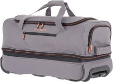Travelite Basics Trolley Reisetasche 55 cm - grau-grün