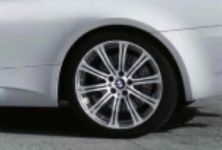 BMW Alufelge M Doppelspeiche 220 9,5J x 19 ET 23 Jet Black Uni Hi
