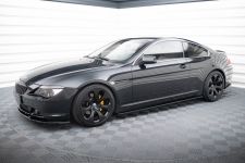 Seitenschweller Ansatz (Paar) passend für BMW 6er Coupe E63 / Cabrio E64 schwarz Hochglanz