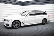 Seitenschweller Ansatz (Paar) passend für BMW 5er M-Paket / M550d / M550i G30/ G31 schwarz Hochglanz