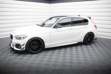 Seitenschweller Ansatz (Paar) passend für BMW 1er M135i / M140i / M-Paket F21 schwarz matt