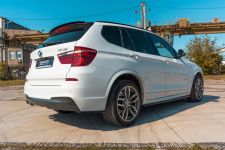 Seitenschweller Ansatz (Paar) passend für BMW X3 M-Paket F25 FL schwarz Hochglanz