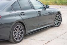 Seitenschweller Ansatz (Paar) passend für BMW 3er M-Paket G20 schwarz Hochglanz