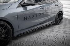 Seitenschweller Ansatz (Paar) V.3 passend für BMW 1er M-Paket/ M135i / 128ti F40 schwarz Hochglanz