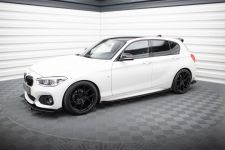 Seitenschweller Flaps passend für BMW 1er F20 M135i / M140i / M-Paket schwarz Hochglanz