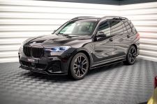 Seitenschweller Ansatz (Paar) passend für BMW X7 M-Paket G07 schwarz Hochglanz