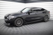 Seitenschweller Ansatz (Paar) passend für BMW 6er GT G32 M-Paket schwarz Hochglanz