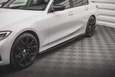 Seitenschweller Ansatz (Paar) passend für BMW 3er G20 / G21 schwarz Hochglanz