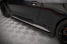 Seitenschweller Ansatz (Paar) V.2 passend für BMW M4 G82 / G82 FL schwarz Hochglanz