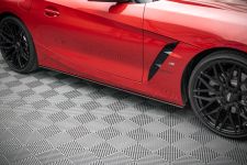 Seitenschweller Ansatz (Paar) passend für BMW Z4 M-Paket G29 roter Kern